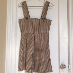 Zara Gingham Skirt-all Dress